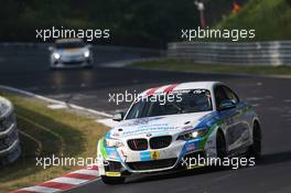 #305 Medilikke Motorsport BMW M235i Racing: Michael Hollerweger, Gerald Fischer, Michael Fischer  22.06.2014. ADAC Zurich 24 Hours, Nurburgring, Germany