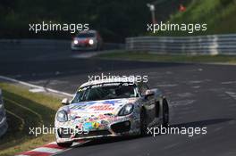 #172 Mathol Racing Porsche Cayman S: Claudius Karch, Kai Riemer  22.06.2014. ADAC Zurich 24 Hours, Nurburgring, Germany