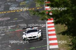 #20 Schubert Motorsport BMW Z4 GT3: Jens Klingmann, Dominik Baumann, Claudia Hürtgen, Martin Tomcyk  22.06.2014. ADAC Zurich 24 Hours, Nurburgring, Germany