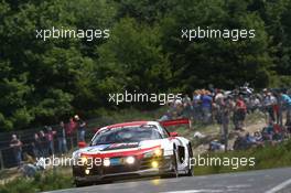 #4 Phoenix Racing Audi R8 LMS ultra: Christopher Haase, Christian Mamerow, René Rast, Markus Winkelhock  22.06.2014. ADAC Zurich 24 Hours, Nurburgring, Germany