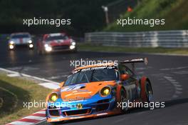 #71 Kremer Racing Porsche 997 GT3 KR: Eberhard Baunach, David Schiwietz  22.06.2014. ADAC Zurich 24 Hours, Nurburgring, Germany