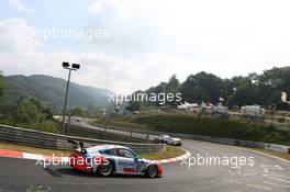 #67 Teichmann Racing Porsche 911 GT3 Cup: Dominik Brinkmann, Felipe Laser  22.06.2014. ADAC Zurich 24 Hours, Nurburgring, Germany