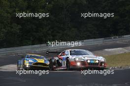 #10 Abt Racing Audi R8 LMS ultra: Christopher Mies, Christer Jöns, Nicki Thiim  22.06.2014. ADAC Zurich 24 Hours, Nurburgring, Germany