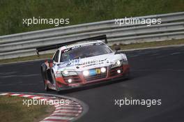 #9 Abt Racing Audi R8 LMS ultra: Peter Terting, Marco Seefried, Dominik Schwager  22.06.2014. ADAC Zurich 24 Hours, Nurburgring, Germany