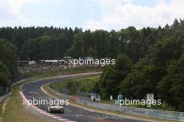 #23 Rowe Racing Mercedes-Benz SLS AMG GT3: Nico Bastian, Jan Seyffarth  22.06.2014. ADAC Zurich 24 Hours, Nurburgring, Germany