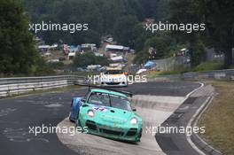 #44 Falken Motorsports Porsche 997 GT3 R: Peter Dumbreck, Wolf Henzler, Alexandre Imperatori  22.06.2014. ADAC Zurich 24 Hours, Nurburgring, Germany