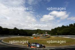 Roman Russinow, Stéphane Ortelli, Edward Sandström #17 W Racing Team Audi R8 LMS ultra 19.06.2014. ADAC Zurich 24 Hours, Nurburgring, Germany