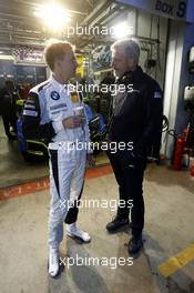 Dirk Werner (GER) #19 Schubert Motorsport BMW Z4 GT3 with Jens Marquardt (GER) BMW Motorsport Director 19.06.2014. ADAC Zurich 24 Hours, Nurburgring, Germany