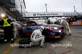 Pitstop, Marcus Schurig (GER), Alex Hofmann (GER), Jethro Bovingdon (GBR), Alexander Mies (GER) #235 BMW Motorsport BMW M235i Racing 19.06.2014. ADAC Zurich 24 Hours, Nurburgring, Germany