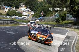 Roman Russinow, Stéphane Ortelli, Edward Sandström #17 W Racing Team Audi R8 LMS ultra 19.06.2014. ADAC Zurich 24 Hours, Nurburgring, Germany