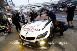 Dirk Werner(GER), Dirk Müller(GER), Lucas Luhr(GER), Alexander Sims (GBR) #19 Schubert Motorsport BMW Z4 GT3 19.06.2014. ADAC Zurich 24 Hours, Nurburgring, Germany