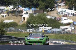 Alexander Mattschull, Andrea Barlesi, Pierre Ehret, Mike Jäger #29 GT Corse by Rinaldi Ferrari 458 Italia GT3 19.06.2014. ADAC Zurich 24 Hours, Nurburgring, Germany