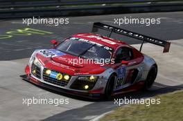 Felix Baumgartner, Marco Werner, Frank Biela, Pierre Kaffer #502 Audi Race Experience Audi R8 LMS ultra 19.06.2014. ADAC Zurich 24 Hours, Nurburgring, Germany