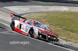 Felix Baumgartner, Marco Werner, Frank Biela, Pierre Kaffer #502 Audi Race Experience Audi R8 LMS ultra 19.06.2014. ADAC Zurich 24 Hours, Nurburgring, Germany