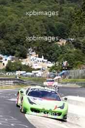 Alexander Mattschull, Andrea Barlesi, Pierre Ehret, Mike Jäger #29 GT Corse by Rinaldi Ferrari 458 Italia GT3 19.06.2014. ADAC Zurich 24 Hours, Nurburgring, Germany