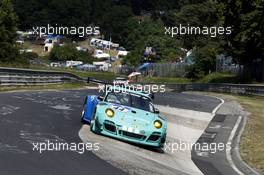 Peter Dumbreck, Wolf Henzler, Alexandre Imperatori, Martin Ragginger #44 Falken Motorsports Porsche 997 GT3 R 19.06.2014. ADAC Zurich 24 Hours, Nurburgring, Germany