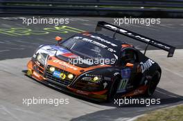 Roman Russinow, Stéphane Ortelli, Edward Sandström #17 W Racing Team Audi R8 LMS ultra 19.06.2014. ADAC Zurich 24 Hours, Nurburgring, Germany