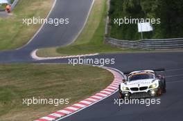 #19 Schubert Motorsport BMW Z4 GT3: Dirk Werner, Dirk Müller, Lucas Luhr, Alexander Sims  18.06.2014. ADAC Zurich 24 Hours, Nurburgring, Germany