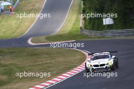 #20 Schubert Motorsport BMW Z4 GT3: Jens Klingmann, Dominik Baumann, Claudia Hürtgen, Martin Tomcyk  18.06.2014. ADAC Zurich 24 Hours, Nurburgring, Germany