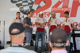 #25 Marc VDS Racing BMW Z4 GT3: Maxime Martin, Jörg Müller, Uwe Alzen, Marco Wittmann Portrait 18.06.2014. ADAC Zurich 24 Hours, Nurburgring, Germany