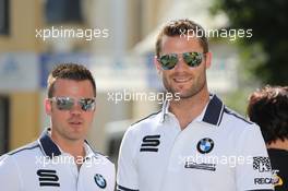 #19 Schubert Motorsport BMW Z4 GT3: Dirk Müller, #20 Schubert Motorsport BMW Z4 GT3: Martin Tomcyk, Portrait 18.06.2014. ADAC Zurich 24 Hours, Nurburgring, Germany