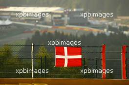 DANISH FLAG TRIBUTE TO ALLAN SIMONSEN BY MARSHALLS 23-27.07.2014. 24 Hours of Spa Francorchamps