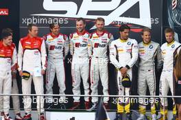 #1 BELGIAN AUDI CLUB TEAM WRT (BEL) AUDI R8 LMS ULTRA GT3 PRO CUP LAURENS VANTHOOR (BEL) MARKUS WINKELHOCK (DEU) RENE RAST (DEU) 23-27.07.2014. 24 Hours of Spa Francorchamps