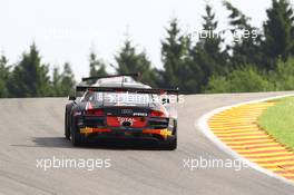 #1 BELGIAN AUDI CLUB TEAM WRT (BEL) AUDI R8 LMS ULTRA GT3 PRO CUP LAURENS VANTHOOR (BEL) MARKUS WINKELHOCK (DEU) RENE RAST (DEU) 23-27.07.2014. 24 Hours of Spa Francorchamps