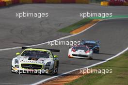 Harold Primat, Nico Verdonck, Bernd Schneider, HTP Motorsport, Mercedes SLS AMG GT3  23-27.07.2014. 24 Hours of Spa Francorchamps