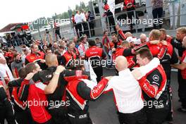 #1 BELGIAN AUDI CLUB TEAM WRT (BEL) AUDI R8 LMS ULTRA GT3 PRO CUP LAURENS VANTHOOR (BEL) MARKUS WINKELHOCK (DEU) RENE RAST (DEU) 23-27.07.2014. 24 Hours of Spa Francorchamps