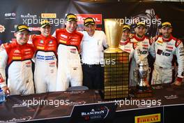 #1 BELGIAN AUDI CLUB TEAM WRT (BEL) AUDI R8 LMS ULTRA GT3 PRO CUP LAURENS VANTHOOR (BEL) MARKUS WINKELHOCK (DEU) RENE RAST (DEU) SPA 24 HOURS NEW TROPHY AND COUPE DU ROI WINNER 23-27.07.2014. 24 Hours of Spa Francorchamps