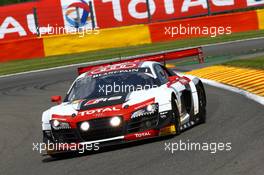 #1 BELGIAN AUDI CLUB TEAM WRT (BEL) AUDI R8 LMS ULTRA GT3 PRO CUP LAURENS VANTHOOR (BEL) MARKUS WINKELHOCK (DEU) RENE RAST (DEU) 23-27.07.2014. 24 Hours of Spa Francorchamps