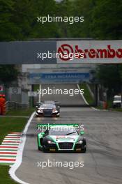 #22 TEAM PARKER RACING (GBR) AUDI R8 LMS ULTRA GT3 PRO AM CUP IAN LOGGIE (GBR) CHRIS JONES (GBR) JULIAN WESTWOOD (GBR)   12-13.04.2014. Blancpain Endurance Series, Round 1, Monza, Italy