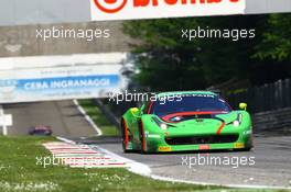 #333 GT CORSE BY RINALDI (DEU) FERRARI F458 ITALIA GT3 PRO AM CUP MARCO SEEFRIED (DEU) VADIM KOGAY (RUS) RINAT SOLIKHOV (RUS)   12-13.04.2014. Blancpain Endurance Series, Round 1, Monza, Italy