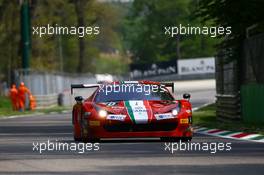 #50 AF CORSE (ITA) FERRARI F458 ITALIA GT3 PRO AM CUP ANDREW DANILIW (CAN) SIMON KNAP (NLD) ANDREA SONVICO (ITA)   12-13.04.2014. Blancpain Endurance Series, Round 1, Monza, Italy
