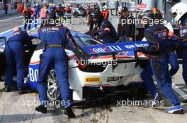 #17 INSIGHT RACING (DNK) FERRARI F458 ITALIA GT3 PRO AM CUP  DENNIS ANDERSEN (DNK) MARTIN JENSEN (DNK)   12-13.04.2014. Blancpain Endurance Series, Round 1, Monza, Italy