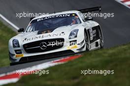 #84 Maximilian Buhk (DEU), Maximilian Gštz (DEU), HTP Motorsports, Mercedes SLS AMG GT3,  17-18.05.2014. Blancpain Endurance Series, Round 2, Brands Hatch, England