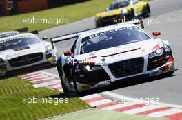 #6 Niki Mayr-Melnhof (AUT), Markus Winkelhock (AUT), Phoenix Racing, Audi R8LMS Ultra,  17-18.05.2014. Blancpain Endurance Series, Round 2, Brands Hatch, England