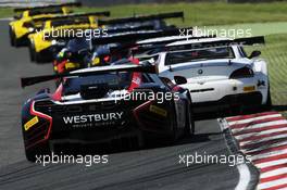 #61 Sten Pentus (ETS), Daniel Lyoyd (GBR), Bhaitech, McLaren MP4-12C,  17-18.05.2014. Blancpain Endurance Series, Round 2, Brands Hatch, England