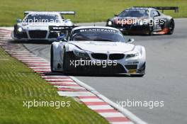 The race damaged car of #33 Alex Zanardi (ITA), Roal Motorsport, BMW Z4,  17-18.05.2014. Blancpain Endurance Series, Round 2, Brands Hatch, England