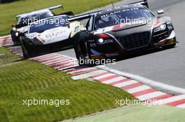 #1 Cesar Ramos (BRA), Laurens Vanthoor (BEL),  Belgian Audi Club Team WRT, Audi R8LMS Ultra, 17-18.05.2014. Blancpain Endurance Series, Round 2, Brands Hatch, England