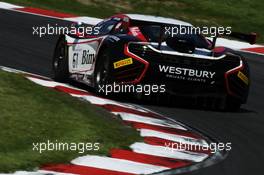 #61 Sten Pentus (ETS), Daniel Lyoyd (GBR), Bhaitech, McLaren MP4-12C,  17-18.05.2014. Blancpain Endurance Series, Round 2, Brands Hatch, England