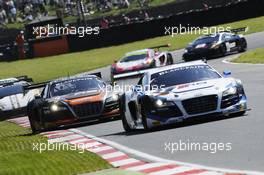 #5 Alessandro Latif (GBR), Marc Basseng (DEU), Phoenix Racing, Audi R8LMS Ultra, 17-18.05.2014. Blancpain Endurance Series, Round 2, Brands Hatch, England