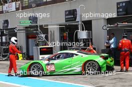 #458 GT CORSE BY RINALDI (DEU) FERRARI F458 ITALIA GT3 GENTLEMEN TROPHY ALEXANDER MATTSCHULL (DEU) JANNIK LARSEN (DEN)   27-28.06.2014. Blancpain Endurance Series, Round 3, Paul Ricard, France