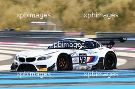 #43 ROAL MOTORSPORT (ITA) BMW Z4 GT3 PRO AM CUP STEFANO COLOMBO (ITA) STEFANO COMANDINI (ITA) EUGENIO AMOS (ITA)   27-28.06.2014. Blancpain Endurance Series, Round 3, Paul Ricard, France