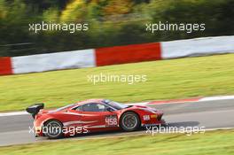 #458 GT CORSE BY RINALDI (DEU) FERRARI F458 ITALIA GT3 GENTLEMEN TROPHY ALEXANDER MATTSCHULL (DEU) JANNIK LARSEN (DEN) PIERRE ERHET (DEU) 20-21.09.2014. Blancpain Endurance Series, Round 5, Nurburgring, Germany.