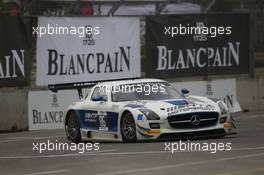 #86 HTP MOTORSPORT (DEU) MERCEDES SLS AMG GT3 LUCAS WOLF (DEU) LUCA STOLZ (DEU) 01-02.11.2014. Blancpain World Challenge, Baku, Azerbaijan.