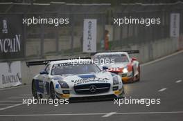 #86 HTP MOTORSPORT (DEU) MERCEDES SLS AMG GT3 LUCAS WOLF (DEU) LUCA STOLZ (DEU) 01-02.11.2014. Blancpain World Challenge, Baku, Azerbaijan.