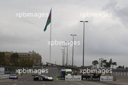 #28 GRASSER RACING TEAM (AUT) LAMBORGHINI LFII HARI PROCZYK (AUT) JEROEN BLEEKEMOLEN (NLD) 01-02.11.2014. Blancpain World Challenge, Baku, Azerbaijan.