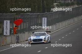 #13 ZAKSPEED (DEU) MERCEDES SLS AMG GT3 ALON DAY (ISR) ANDREAS SIMONSENS (SWE) 01-02.11.2014. Blancpain World Challenge, Baku, Azerbaijan.
